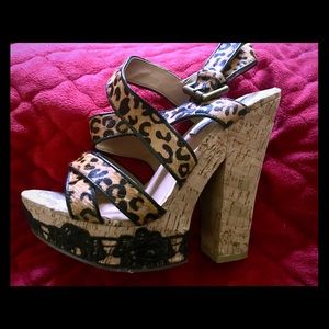 *New* Naughty Monkey Cork Heeled Sandal